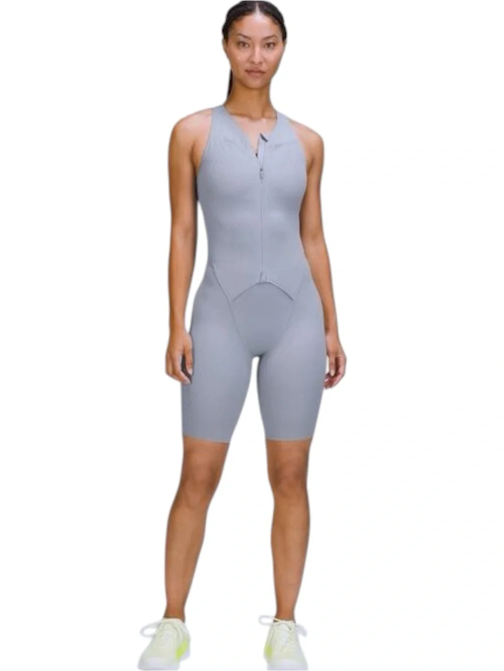 NWT Lululemon SenseKnit Running One-Piece size 2 in Rhino Gray